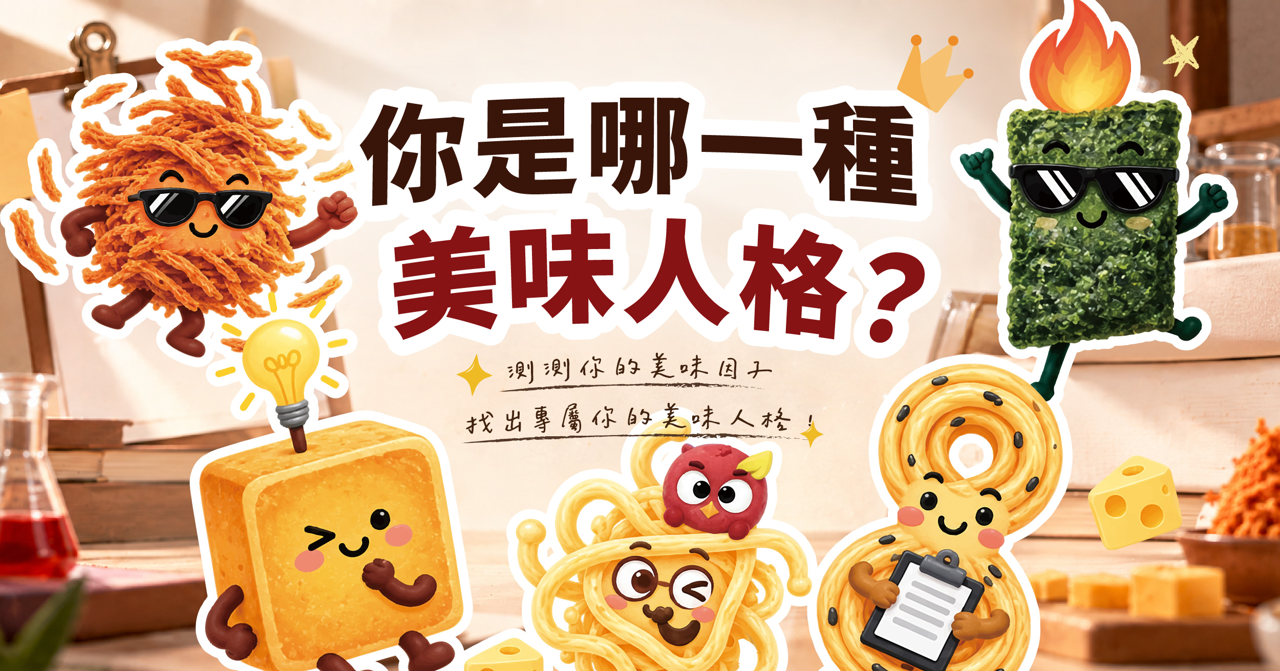 美味食驗室|你是哪一種美味人格