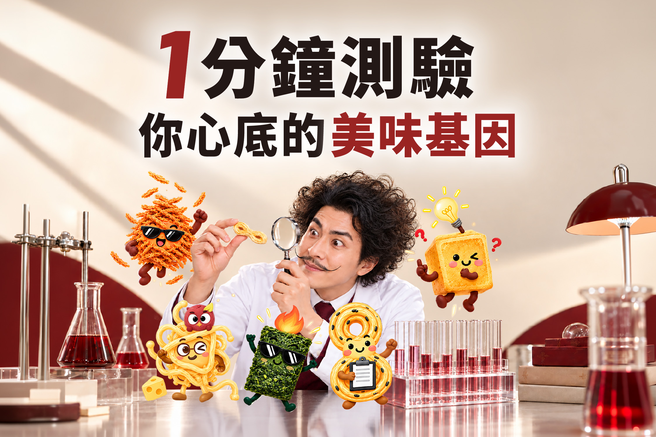 美味基因測驗主視覺